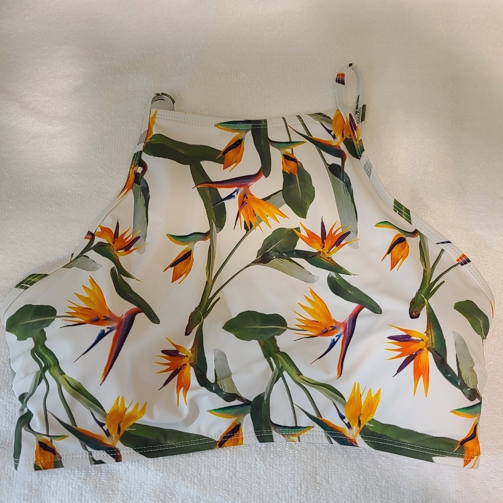 Ripzone Bird Of Paradise Tropical Bikini Set Size M - Picture 2 of 13